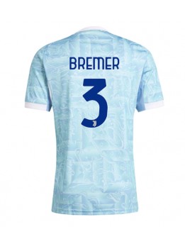Juventus Gleison Bremer #3 Replika Borta Kläder 2025-26 Kortärmad